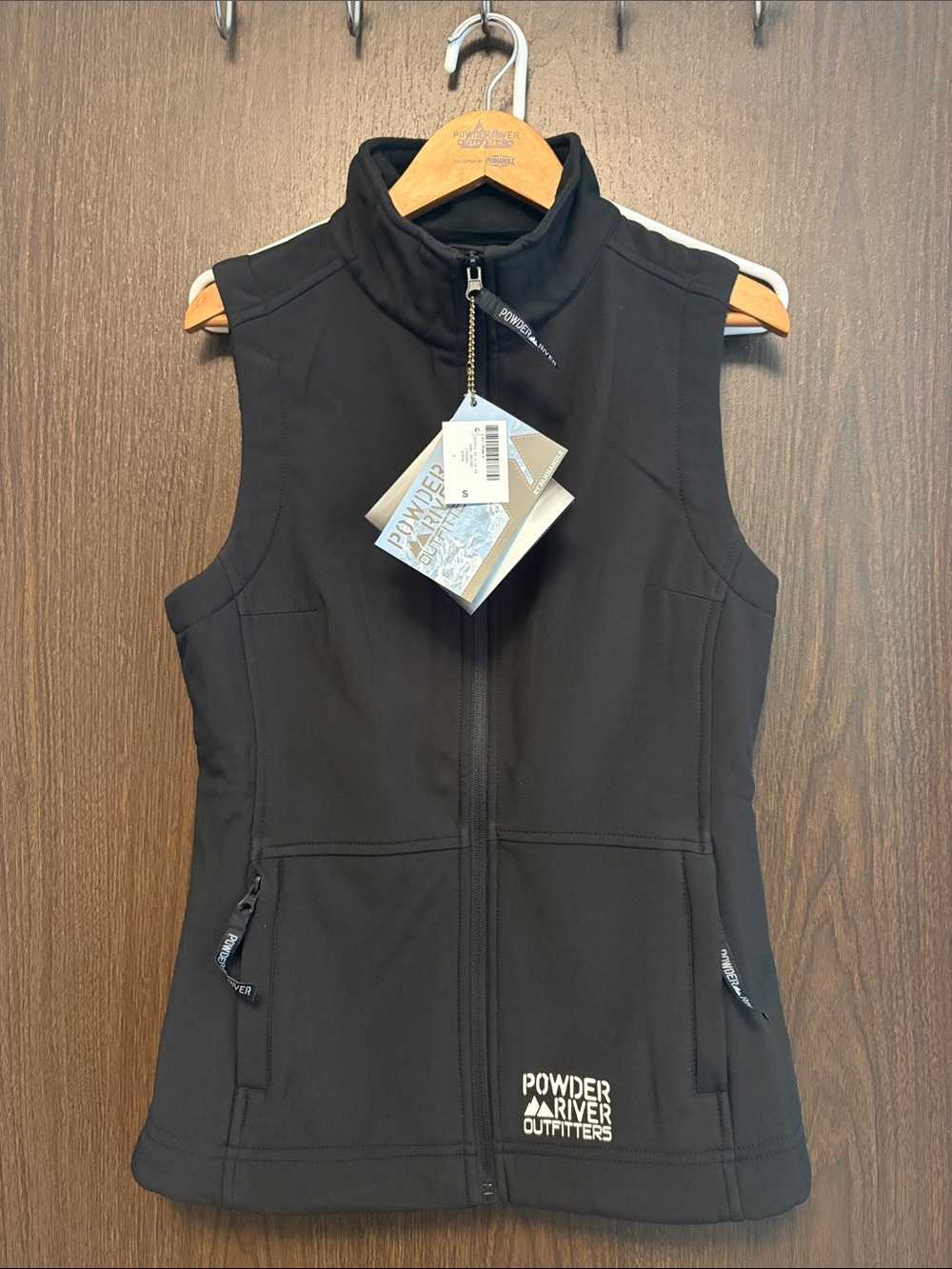 NWT Powder River Women's Black Softshell Vest